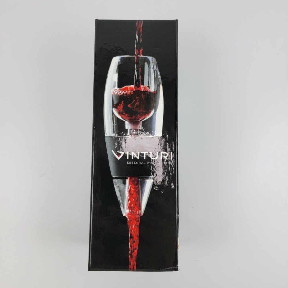 Vinturi Wine Aerator With No-Drip Stand & Filter Screen #K11641 - Open Box